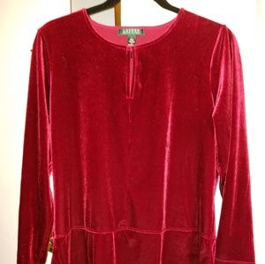 Ralph Lauren velvet top